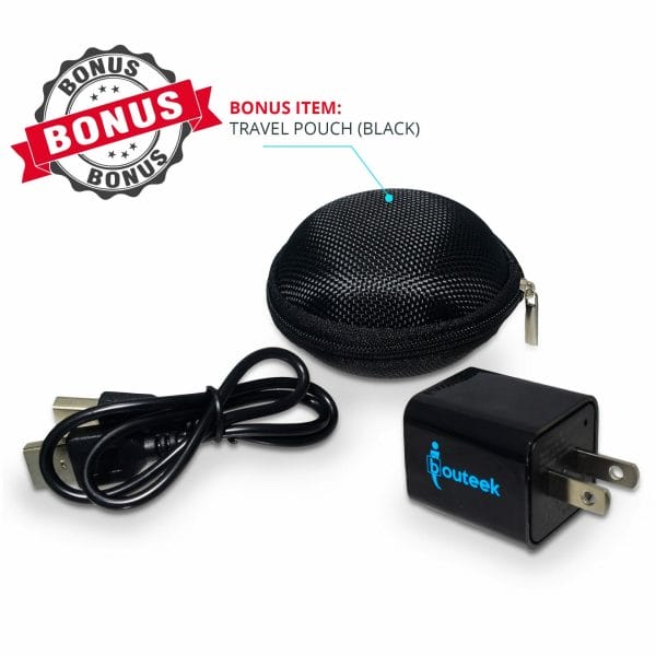 usb charger camera bundle with bonus travel pouch